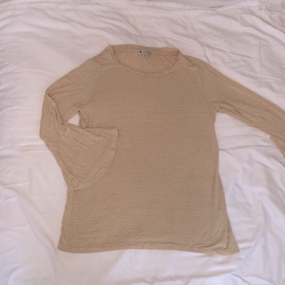 Yellow striped long sleeve